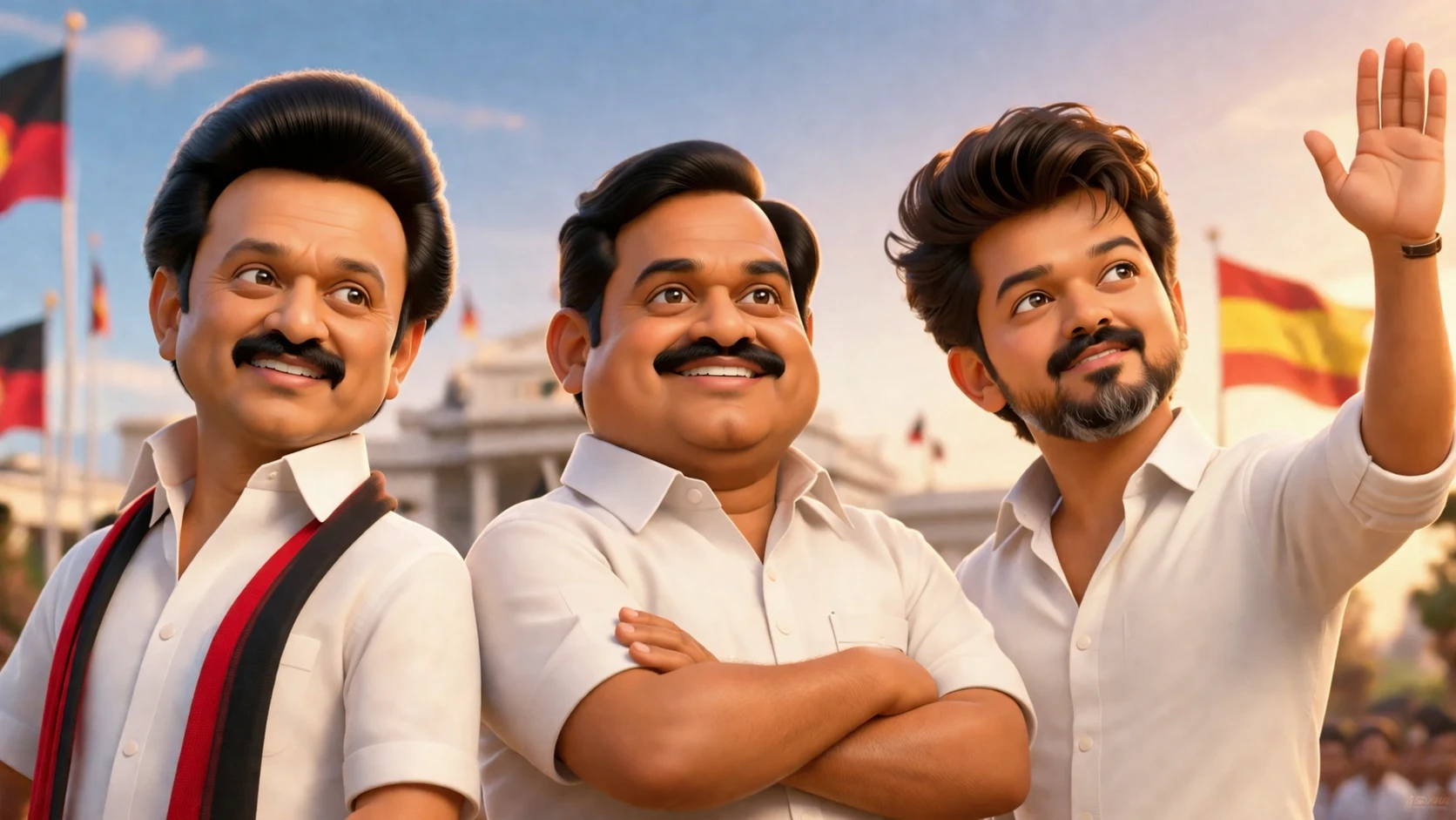மூன்று திசைகளும் ஒரு தேடலும்: தமிழக அரசியலின் தற்போதைய முக்கோணம்